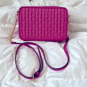 Hot pink Michael Kors cross body. BRAND NEW with tags. Purchased at Dillards.